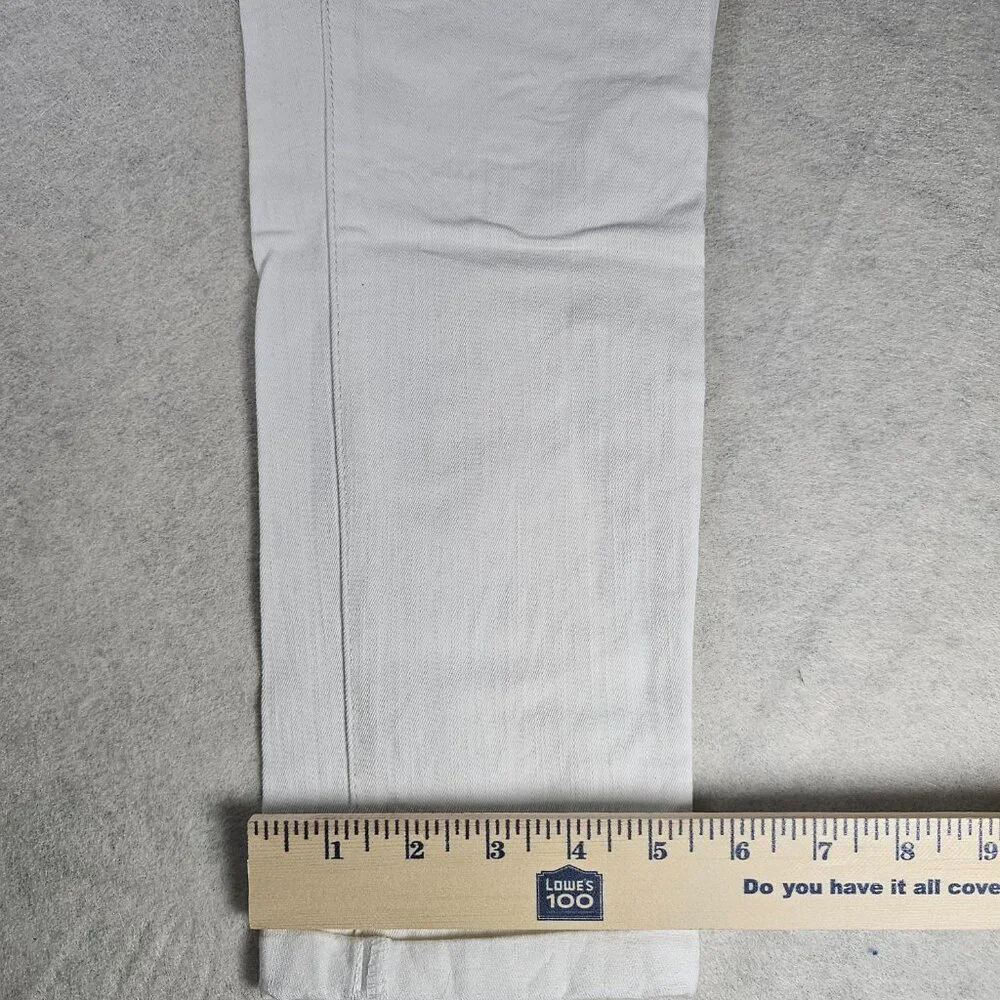 NEW Jessica Simpson Slim White Rolled Pants Size 28 – Chic, Modern & Flattering - Picture 7 of 7